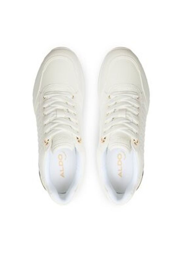 Aldo Sneakersy Gradskiy 13661560 Biały. Kolor: biały. Materiał: skóra