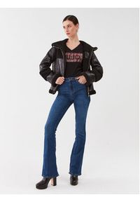 Liu Jo T-Shirt MF3338 JS923 Czarny Regular Fit. Kolor: czarny. Materiał: bawełna #3