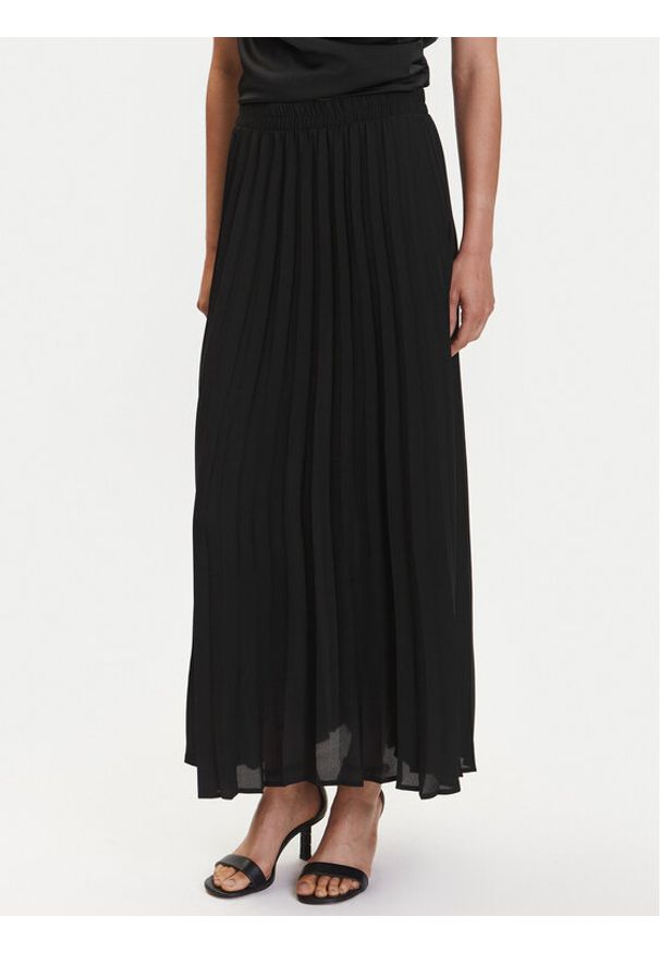 only - ONLY Spódnica plisowana Ronja 15328314 Czarny Regular Fit. Kolor: czarny. Materiał: syntetyk