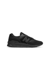 Buty do chodzenia męskie New Balance 997. Zapięcie: sznurówki. Kolor: czarny. Materiał: guma, skóra, tkanina, materiał, syntetyk. Szerokość cholewki: normalna. Sport: turystyka piesza