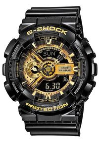 G-Shock - Zegarek Męski G-SHOCK S Series ORIGINAL GA-110GB-1AER. Rodzaj zegarka: cyfrowe. Materiał: tworzywo sztuczne. Styl: casual, sportowy