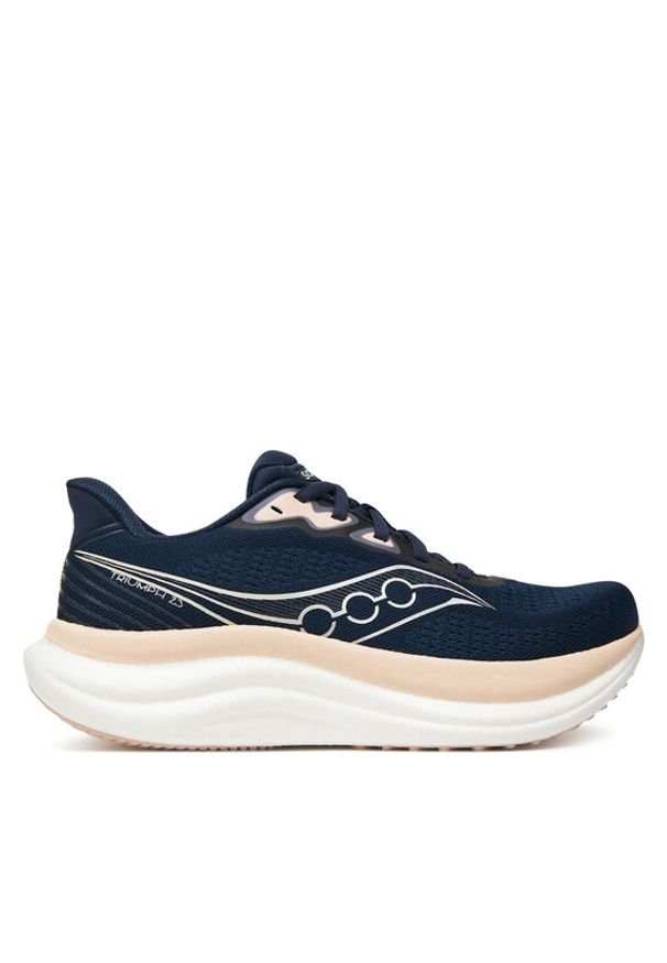 Saucony Buty do biegania Triumph 23 S11023 Granatowy. Kolor: niebieski. Materiał: materiał