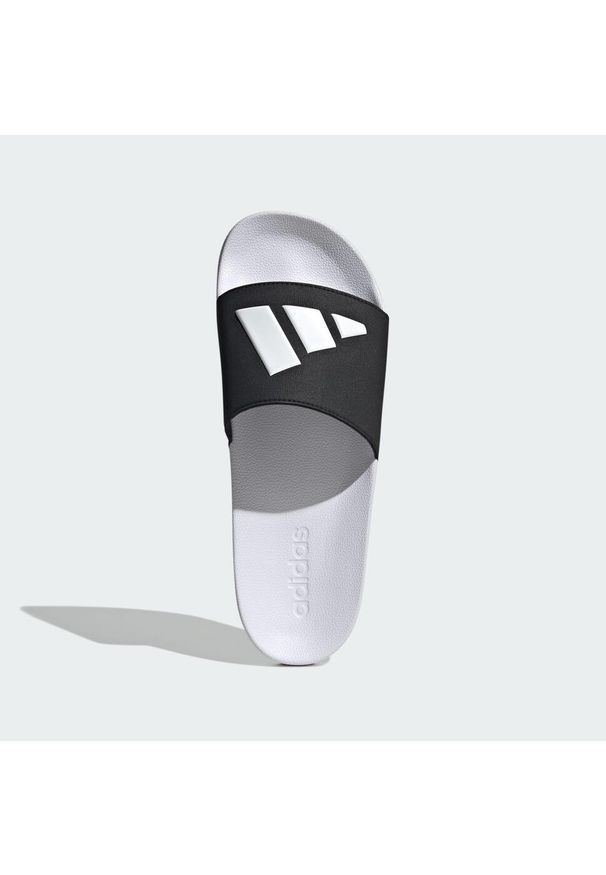 Adidas - Klapki Adilette Shower. Kolor: czarny, biały, wielokolorowy. Styl: klasyczny, sportowy