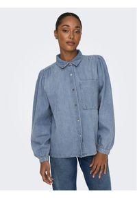 only - ONLY Koszula jeansowa 15267501 Niebieski Standard Fit. Kolor: niebieski. Materiał: jeans, bawełna