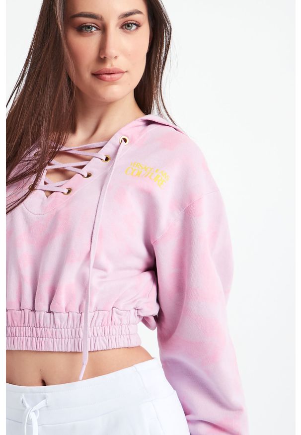Versace Jeans Couture - BLUZA VERSACE JEANS COUTURE. Typ kołnierza: kaptur