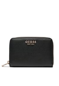 Guess Mały Portfel Damski SWVC85 00140 Czarny. Kolor: czarny. Materiał: skóra