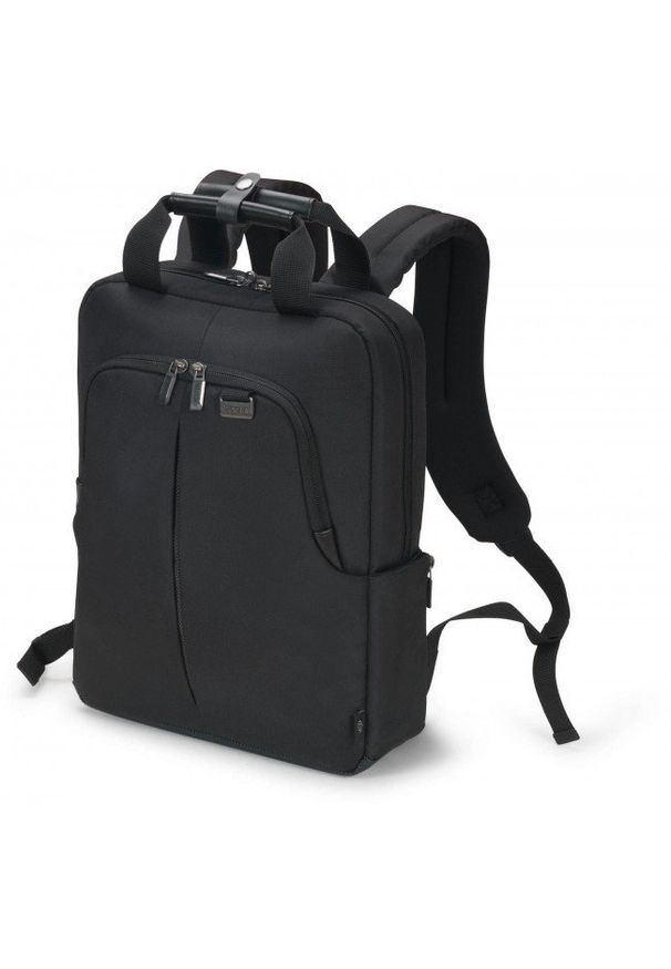 DICOTA - Dicota ECO Backpack Slim PRO 12-14.1 czarny. Kolor: czarny. Materiał: materiał. Styl: biznesowy