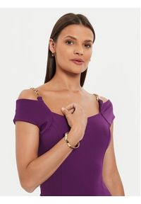 Rinascimento Sukienka koktajlowa CFC0119770003 Fioletowy Regular Fit. Kolor: fioletowy. Materiał: syntetyk. Styl: wizytowy #5