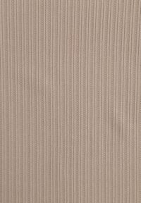 Renee - Beżowy T-shirt Basic z Okrągłym Dekoltem Dolea. Okazja: na co dzień. Kolor: beżowy. Materiał: jeans. Długość: krótkie. Wzór: gładki. Styl: casual #7