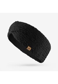 WEDZE - Opaska na głowę Quechua Wavy 500. Kolor: czarny. Materiał: akryl, materiał, poliester, elastan. Sezon: zima. Styl: sportowy #1