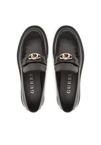 Guess Loafersy FLTYNK ELE14 Czarny. Kolor: czarny. Materiał: skóra