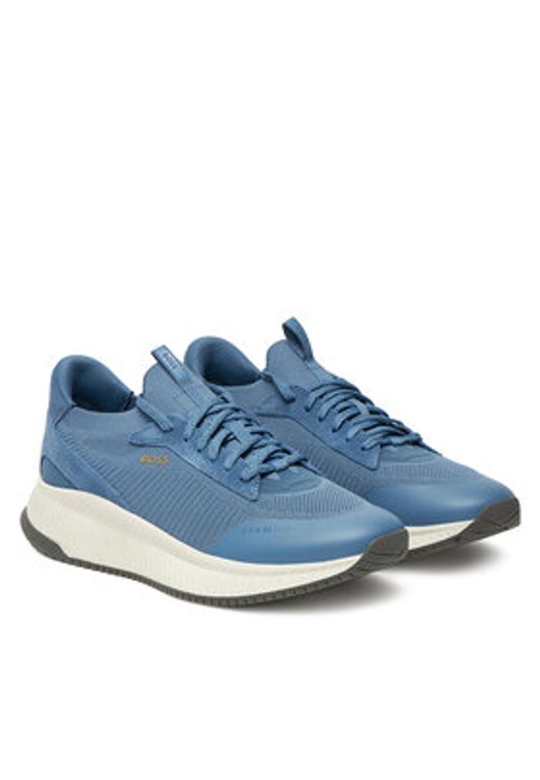 BOSS Sneakersy TTNM EVO 50523113 Niebieski. Kolor: niebieski. Materiał: materiał