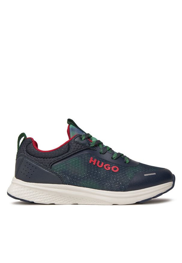 Hugo - Sneakersy HUGO. Kolor: niebieski