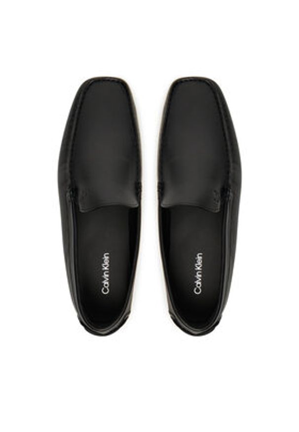 Calvin Klein Mokasyny Driver Lth HM0HM01864 Czarny. Kolor: czarny. Materiał: skóra