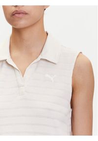 Puma Sukienka codzienna Ess Elevated 685029 Beżowy Relaxed Fit. Okazja: na co dzień. Kolor: beżowy. Materiał: bawełna. Typ sukienki: proste. Styl: casual #5