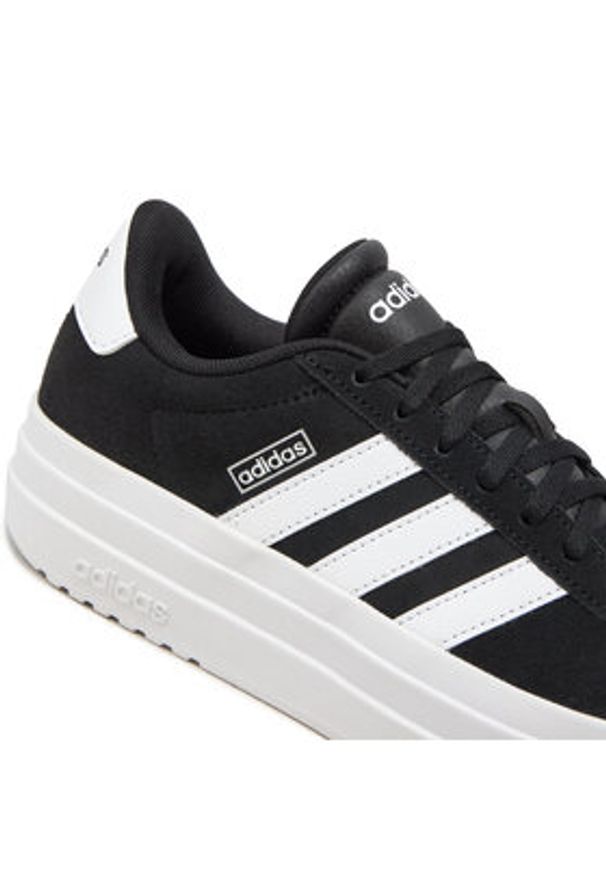 Adidas - adidas Sneakersy VL Court Bold IH9995 Czarny. Kolor: czarny. Materiał: skóra