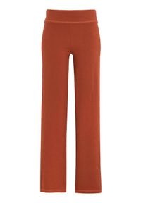 Cellbes Spodnie z szerokim pasem rdzawy female brązowy/pomarańczowy 58/60. Kolor: brązowy, pomarańczowy, wielokolorowy. Materiał: guma, jersey #1