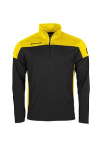 STANNO - Bluza dresowa 1/4 z zamkiem błyskawicznym Stanno Pride. Kolor: wielokolorowy, żółty, czarny. Materiał: dresówka. Sport: fitness #1