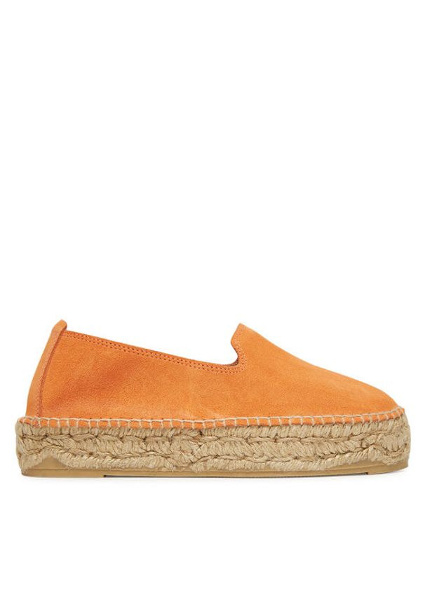 Manebi Espadryle R 7.8 D0 Pomarańczowy. Kolor: pomarańczowy. Materiał: zamsz, skóra