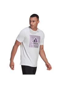 Adidas - Koszulka męska adidas Colorshift. Kolor: biały, wielokolorowy, fioletowy #2