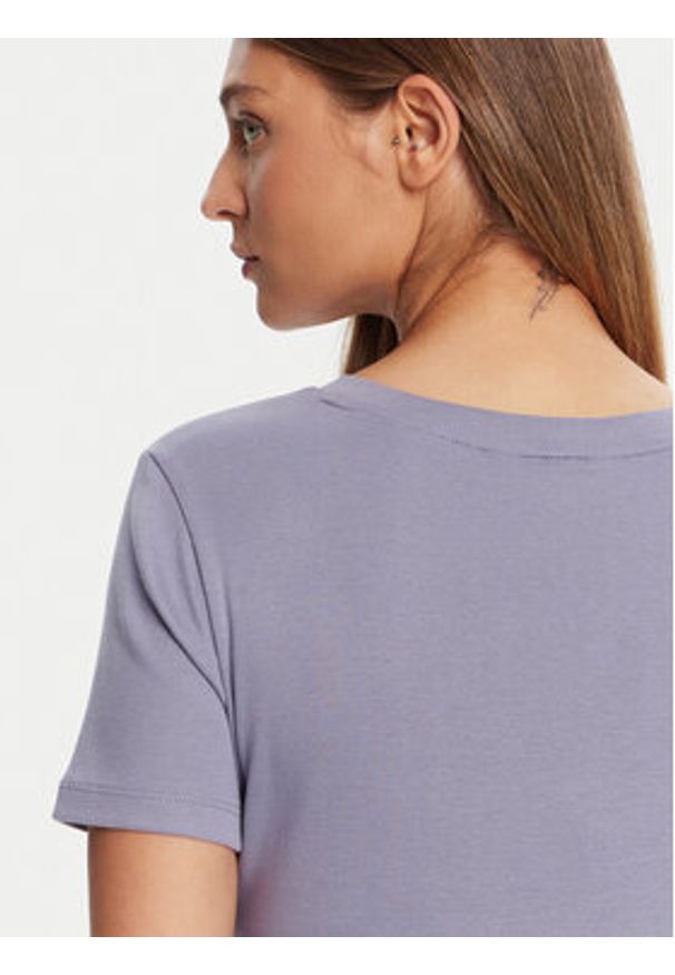 TOMMY HILFIGER - Tommy Hilfiger T-Shirt New Cody WW0WW40584 Fioletowy Slim Fit. Kolor: fioletowy. Materiał: bawełna