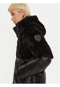 Blauer Płaszcz zimowy 24WBLDK02556 Czarny Regular Fit. Kolor: czarny. Materiał: syntetyk. Sezon: zima #5