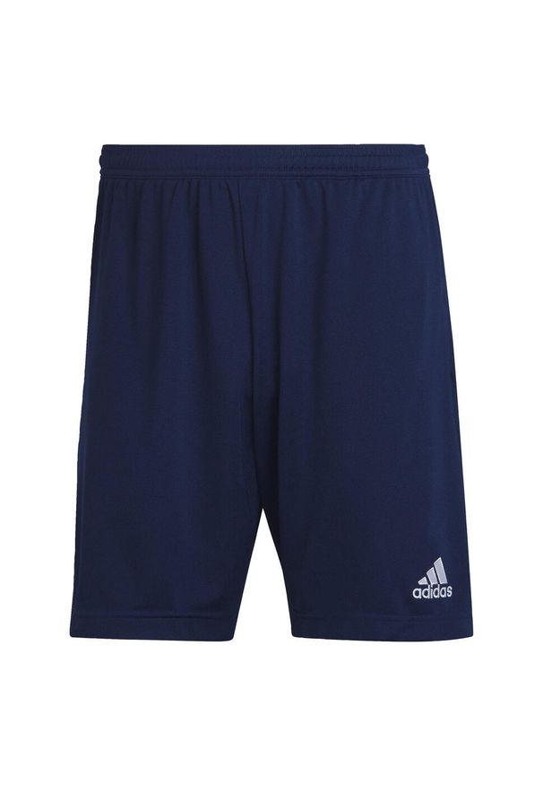 Adidas - Entrada 22 Training Shorts. Kolor: niebieski. Materiał: poliester, materiał. Sport: piłka nożna