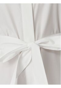 Karl Lagerfeld - KARL LAGERFELD Sukienka koszulowa B2W13017 Biały Regular Fit. Typ kołnierza: dekolt w karo. Kolor: biały. Materiał: bawełna. Typ sukienki: koszulowe #5