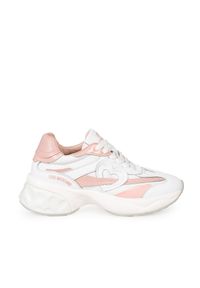 Love Moschino Sneakersy | JA15326G1MIQF | Kobieta | Biały. Okazja: na co dzień. Kolor: biały. Materiał: tkanina, skóra