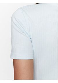 Puma T-Shirt Classics 621382 Niebieski Slim Fit. Kolor: niebieski. Materiał: bawełna