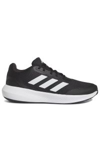 Adidas - Buty adidas Runfalcon 3 Sport Running Lace HP5845 - czarne. Zapięcie: pasek. Kolor: czarny. Materiał: guma. Szerokość cholewki: normalna. Wzór: paski. Sport: bieganie