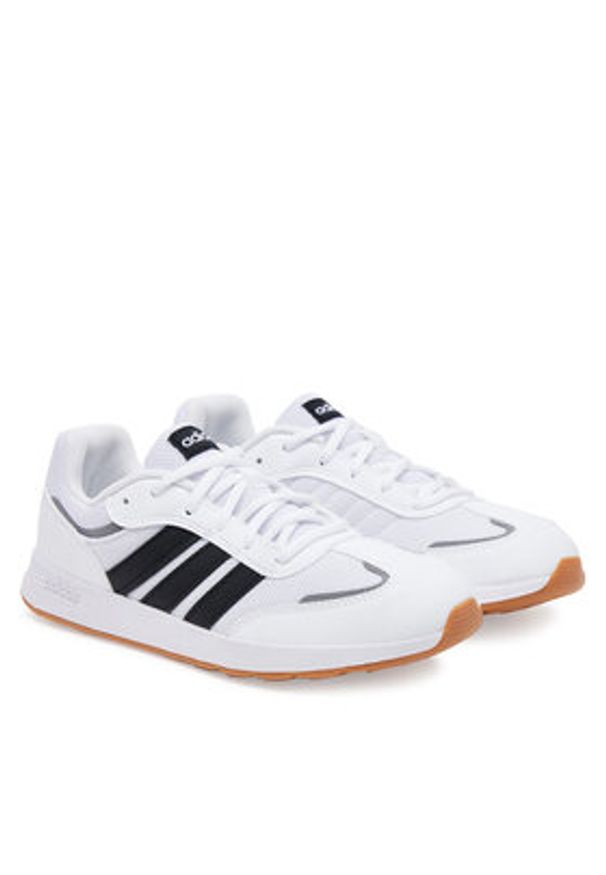 Adidas - adidas Sneakersy Tensaur Switch JQ4781 Biały. Kolor: biały. Materiał: skóra