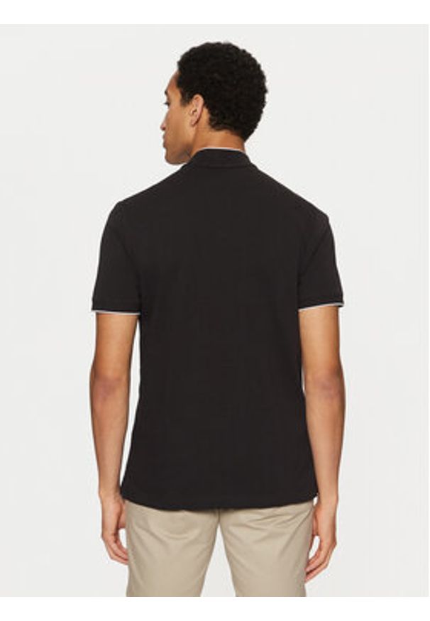 Calvin Klein Polo K10K114139 Czarny Regular Fit. Typ kołnierza: polo. Kolor: czarny. Materiał: bawełna