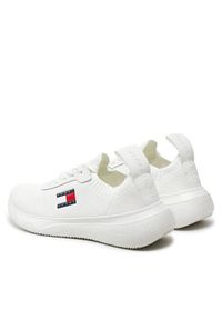 Tommy Jeans Sneakersy Tjw Knit Runner EN0EN02564 Écru