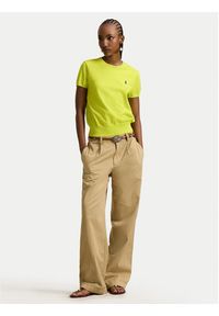 Polo Ralph Lauren T-Shirt 211971872503 Zielony Slim Fit. Typ kołnierza: polo. Kolor: zielony. Materiał: bawełna #2