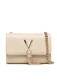 VALENTINO - Valentino Torebka Divina VBS1R403G Beżowy. Kolor: beżowy. Materiał: skórzane