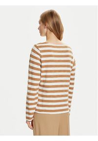 Marc O'Polo Bluzka 508 3014 52145 Beżowy Relaxed Fit. Typ kołnierza: polo. Kolor: beżowy. Materiał: bawełna #3