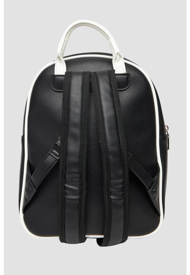 Guess - GUESS Czarny damski plecak Fancy Backpack. Kolor: czarny. Materiał: poliamid