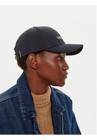 Guess Jeans Czapka z daszkiem M4BZ26 WF8V1 Granatowy. Kolor: niebieski. Materiał: materiał #3