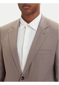 Hugo - HUGO Garnitur Arti-Hesten 50544524 Brązowy jasny Extra Slim Fit. Kolor: brązowy. Materiał: syntetyk #4