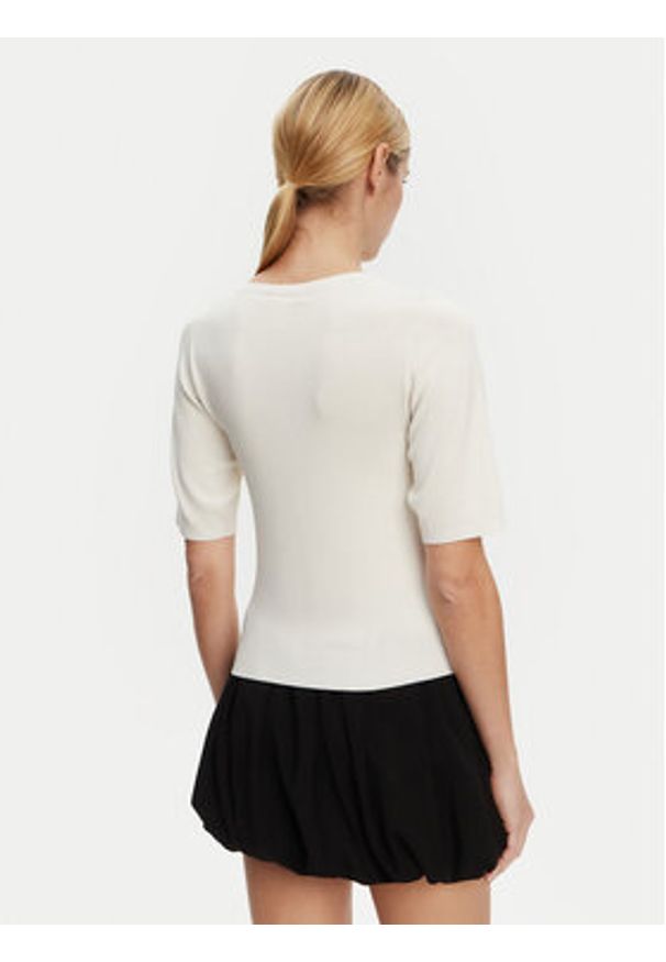 Kontatto Sweter 3M0504C Écru Regular Fit. Materiał: wiskoza