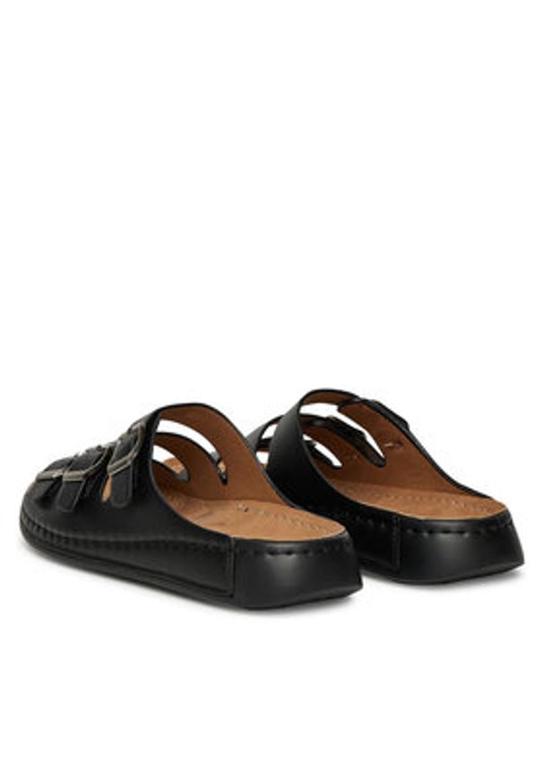 Clara Barson Klapki WFA3730-1 Czarny. Kolor: czarny. Materiał: materiał