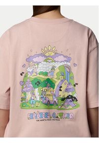 The North Face T-Shirt Unisex Mountain Cleanup NF0A8C4D Różowy Oversize. Kolor: różowy. Materiał: bawełna