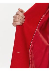 TOMMY HILFIGER - Tommy Hilfiger Płaszcz wełniany WW0WW39756 Pomarańczowy Regular Fit. Kolor: pomarańczowy. Materiał: syntetyk #3
