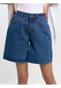 Big-Star - Szorty damskie jeansowe Satoko 349. Kolor: niebieski. Materiał: jeans #2