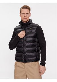 Blauer Kamizelka 23WBLUX03100 Czarny Regular Fit. Kolor: czarny. Materiał: syntetyk