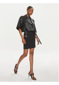Versace Jeans Couture Kurtka skórzana 76HAVP02 Czarny Regular Fit. Kolor: czarny. Materiał: skóra #5
