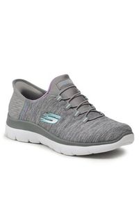 skechers - Skechers Sneakersy Dazzling Haze 149937/GYMT Szary. Kolor: szary. Materiał: materiał