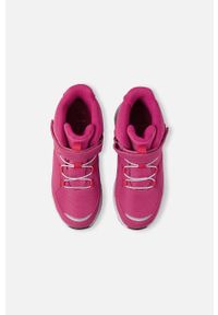 Reima Buty dziecięce Vilkas kolor różowy. Nosek buta: okrągły. Zapięcie: rzepy. Kolor: różowy. Materiał: guma #8