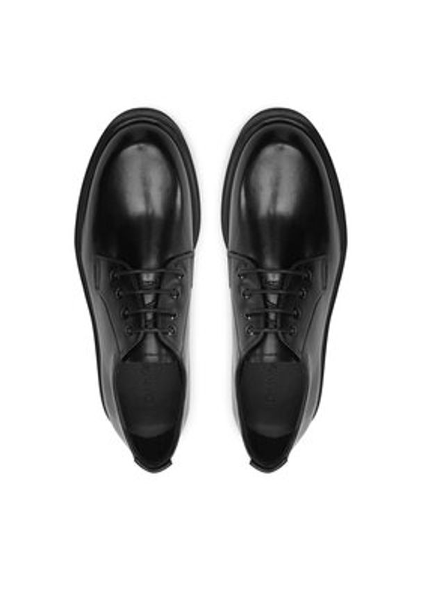 Calvin Klein Półbuty Lace Up - Lth HW0HW02278 Czarny. Kolor: czarny. Materiał: skóra